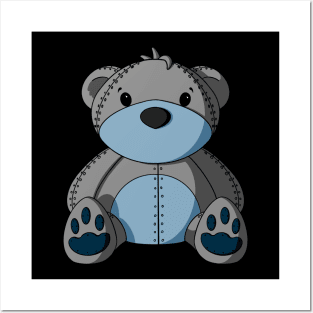 Basic Robot Teddy Bear Posters and Art